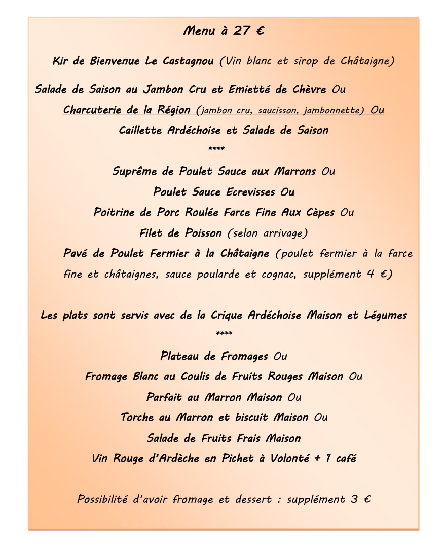 restaurant la Dolce Via à Lamastre en Ardèche - Hôtel Des Négociants